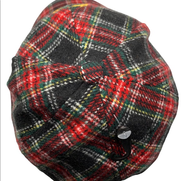 Plaid hat cap adjustable with embroidered deer/buck - Picture 5 of 10